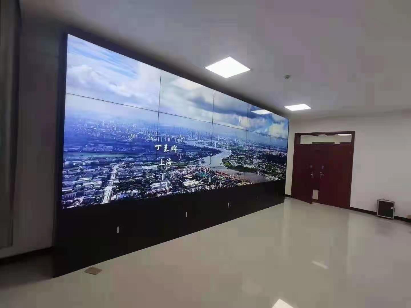 洪泽拼接屏-55寸京东方液晶拼接屏3X4案例展示